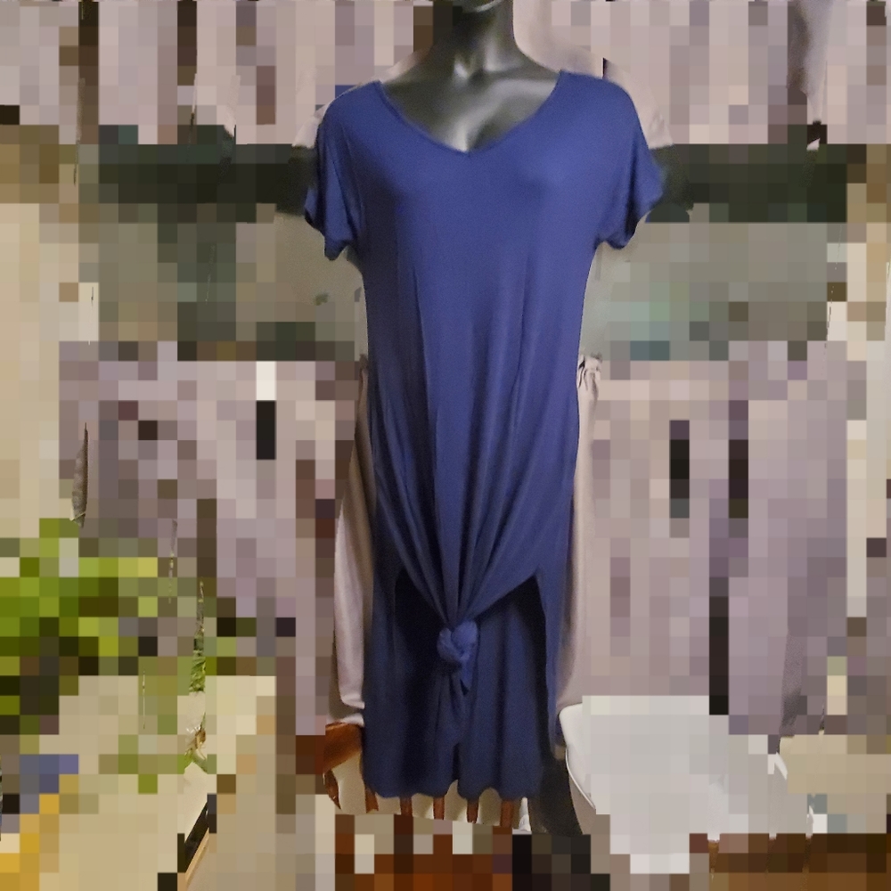 NWOT Navy Maxi Dress  Sz- XL